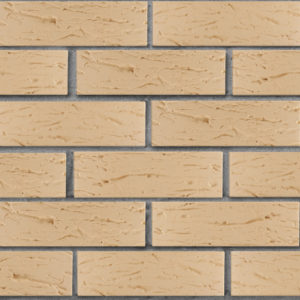 Кирпич бежевый рустик лицевой пустотелый 1NF
