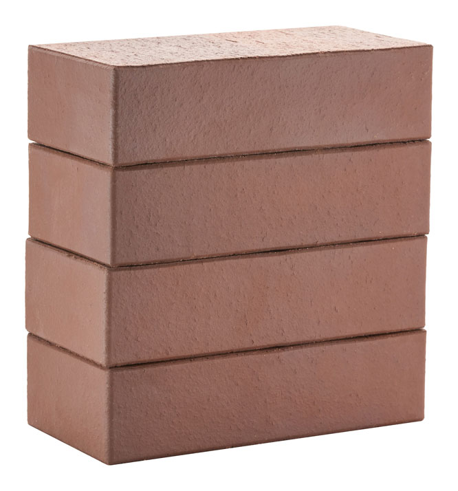 Кирпич коричневый полнотелый облицовочный 1NF