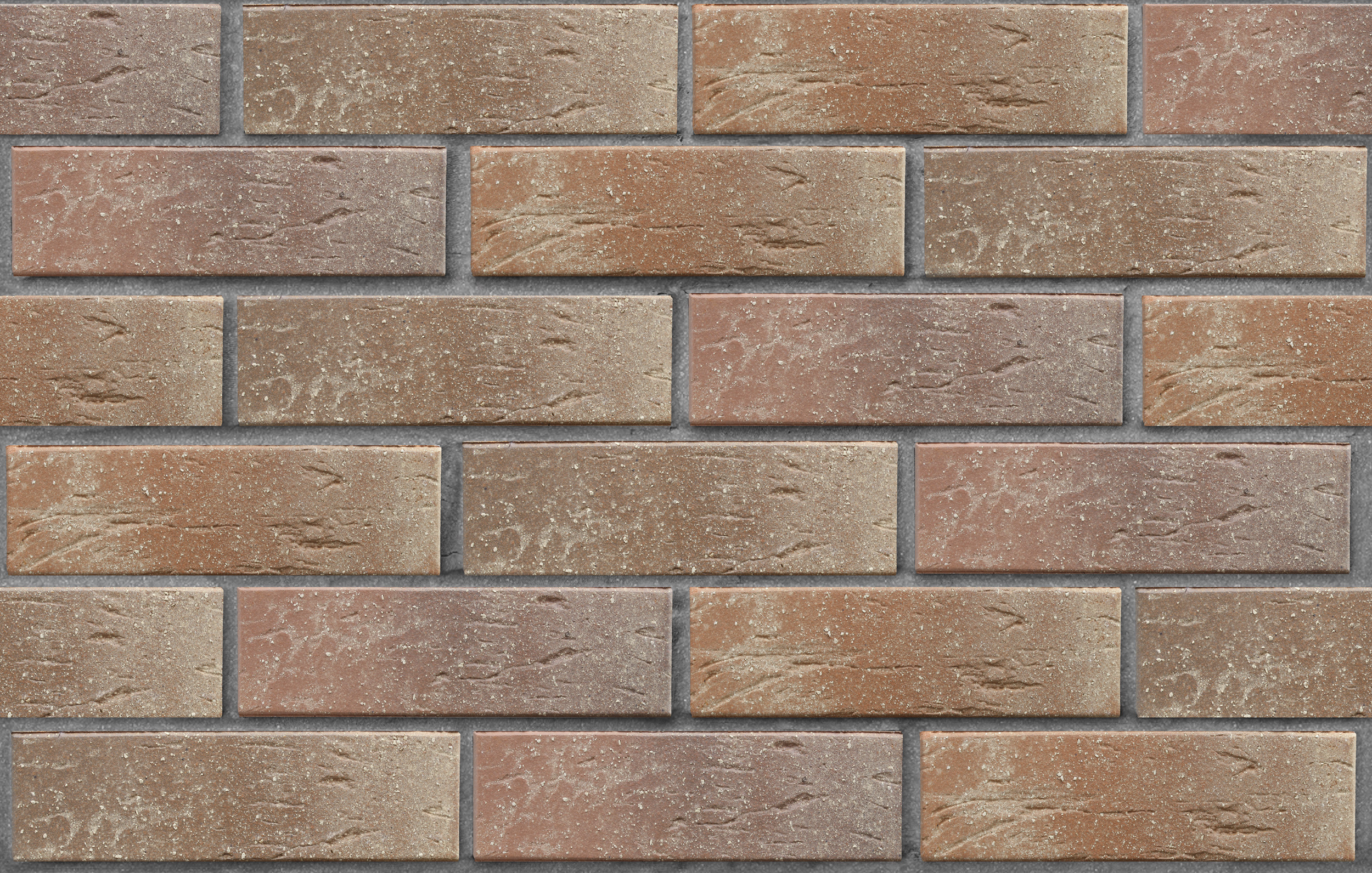 Кирпич красный флэш с пепельной посыпкой рустик лицевой пустотелый 1NF