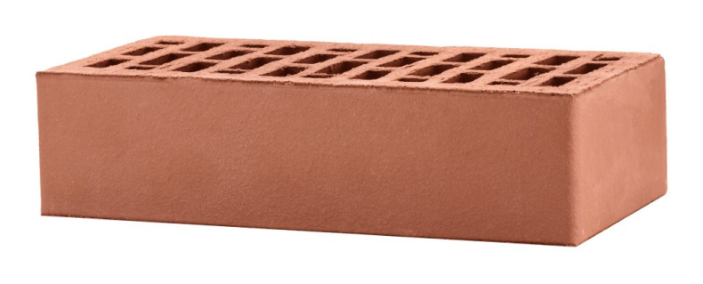 Кирпич темно красный гладкий облицовочный 1NF пустотелый — изображение 7
