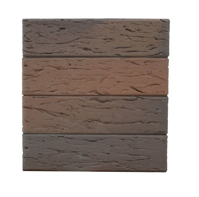Кирпич светло-коричневый флэш ультра рустик облицовочный 1NF пустотелый — изображение 4