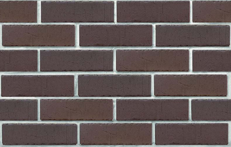 Клинкер фасадный "Антверпен" темно-терракотовый флэшинг 0,71NF винтаж — изображение 3