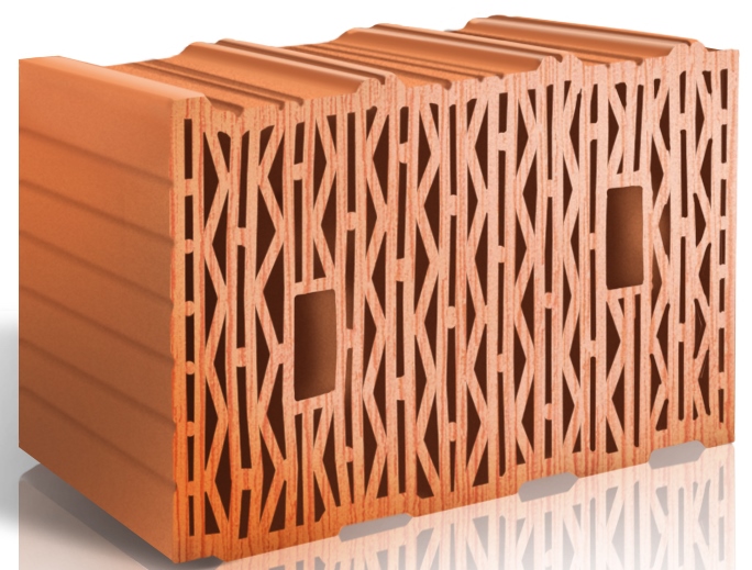 Кирпич 10,7NF теплый керамический поризованный