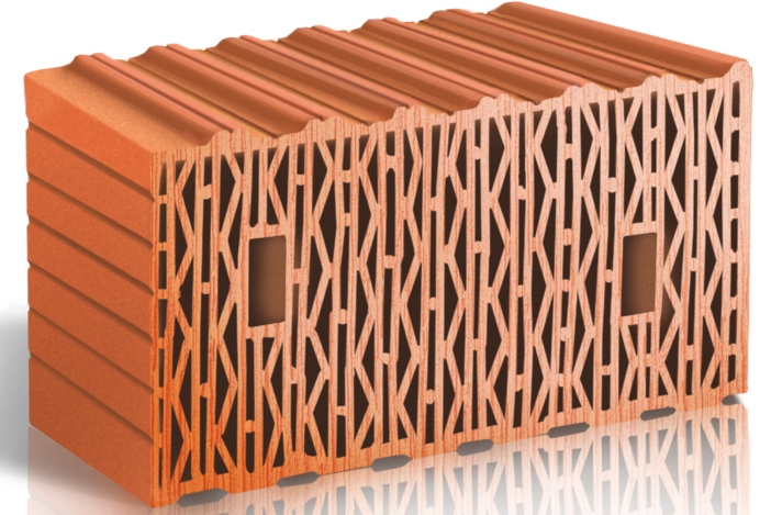 Кирпич 12,35NF керамический поризованный