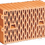 Кирпич 10,7NF керамический поризованный M100