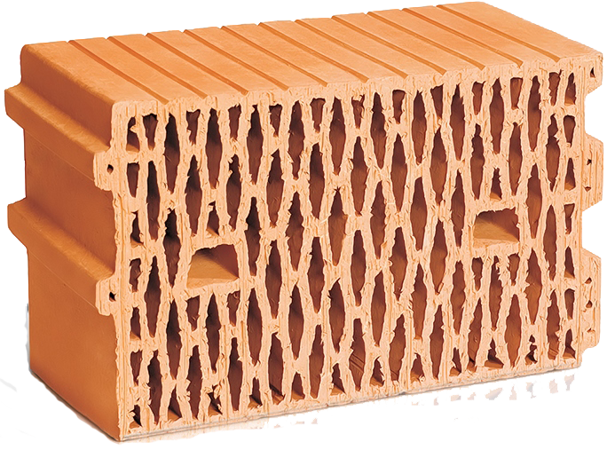 Кирпич 10,7NF керамический поризованный M100