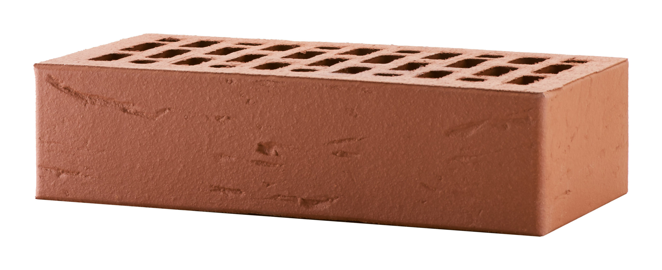 Кирпич красный рустик облицовочный 1NF пустотелый — изображение 7