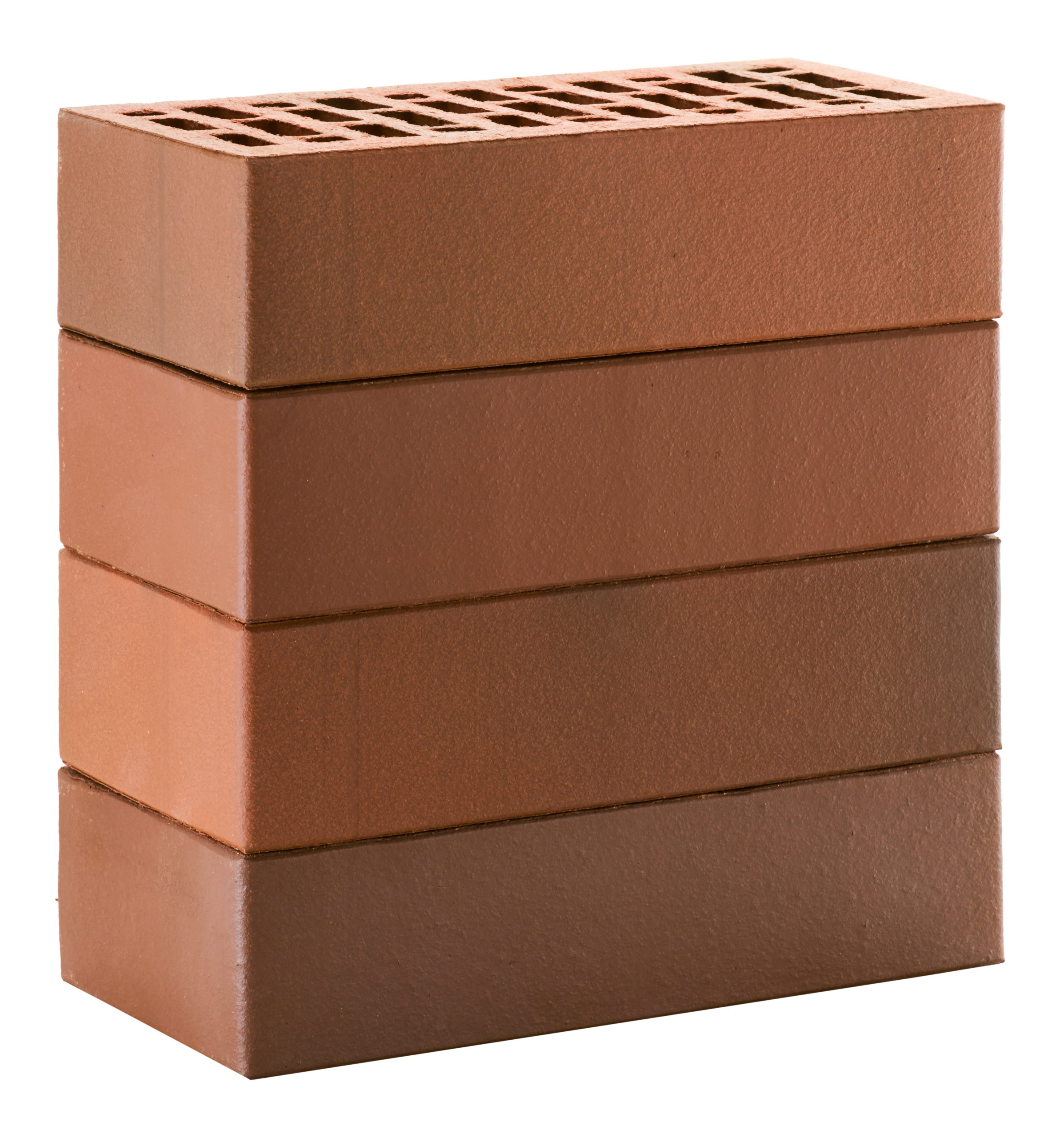 Кирпич красный флэш ультра гладкий облицовочный 1NF пустотелый — изображение 4