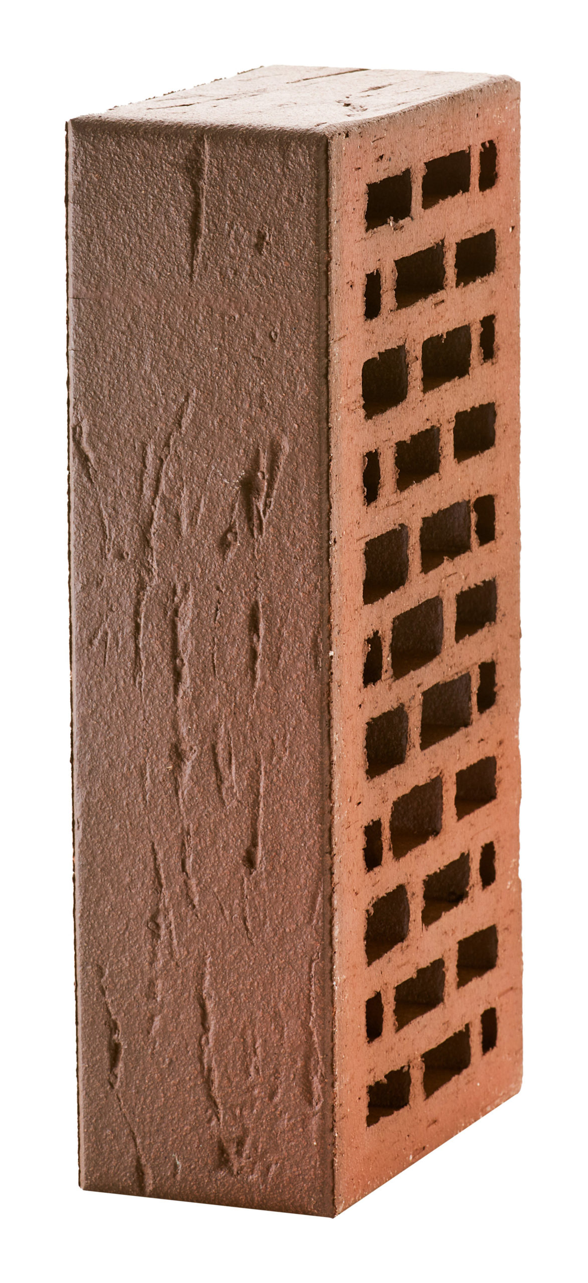 Кирпич красный флэш ультра рустик облицовочный 1NF пустотелый — изображение 8