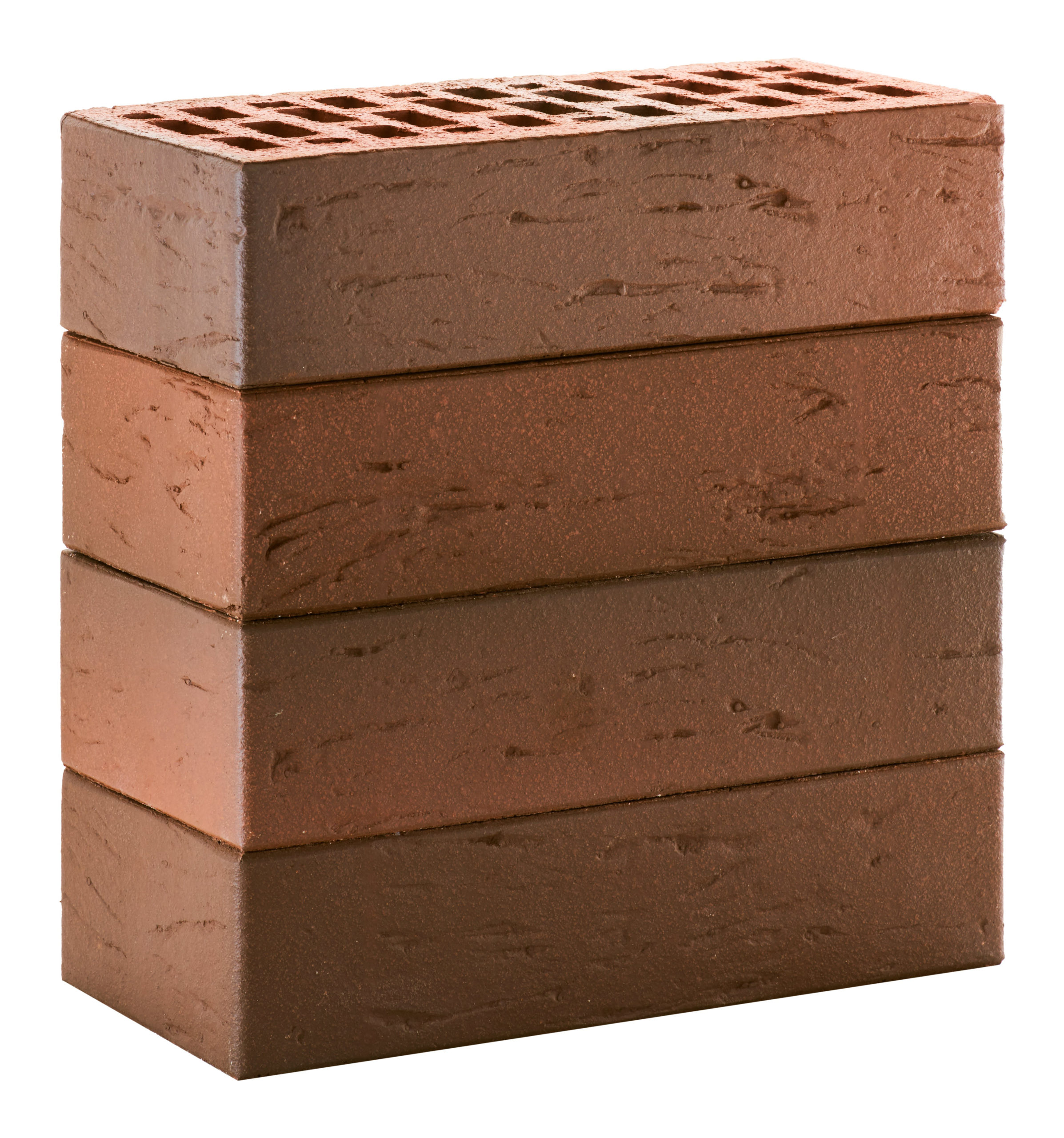 Кирпич красный флэш ультра рустик облицовочный 1NF пустотелый — изображение 4