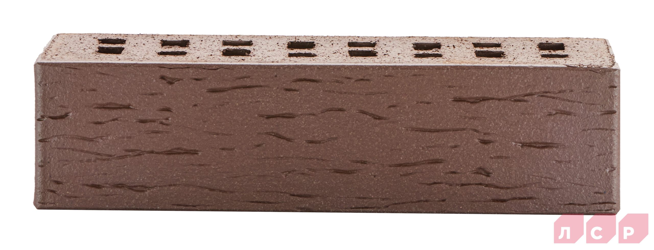 Клинкер фасадный "Брюгге" темно-терракотовый флэш 0,71NF береста — изображение 5