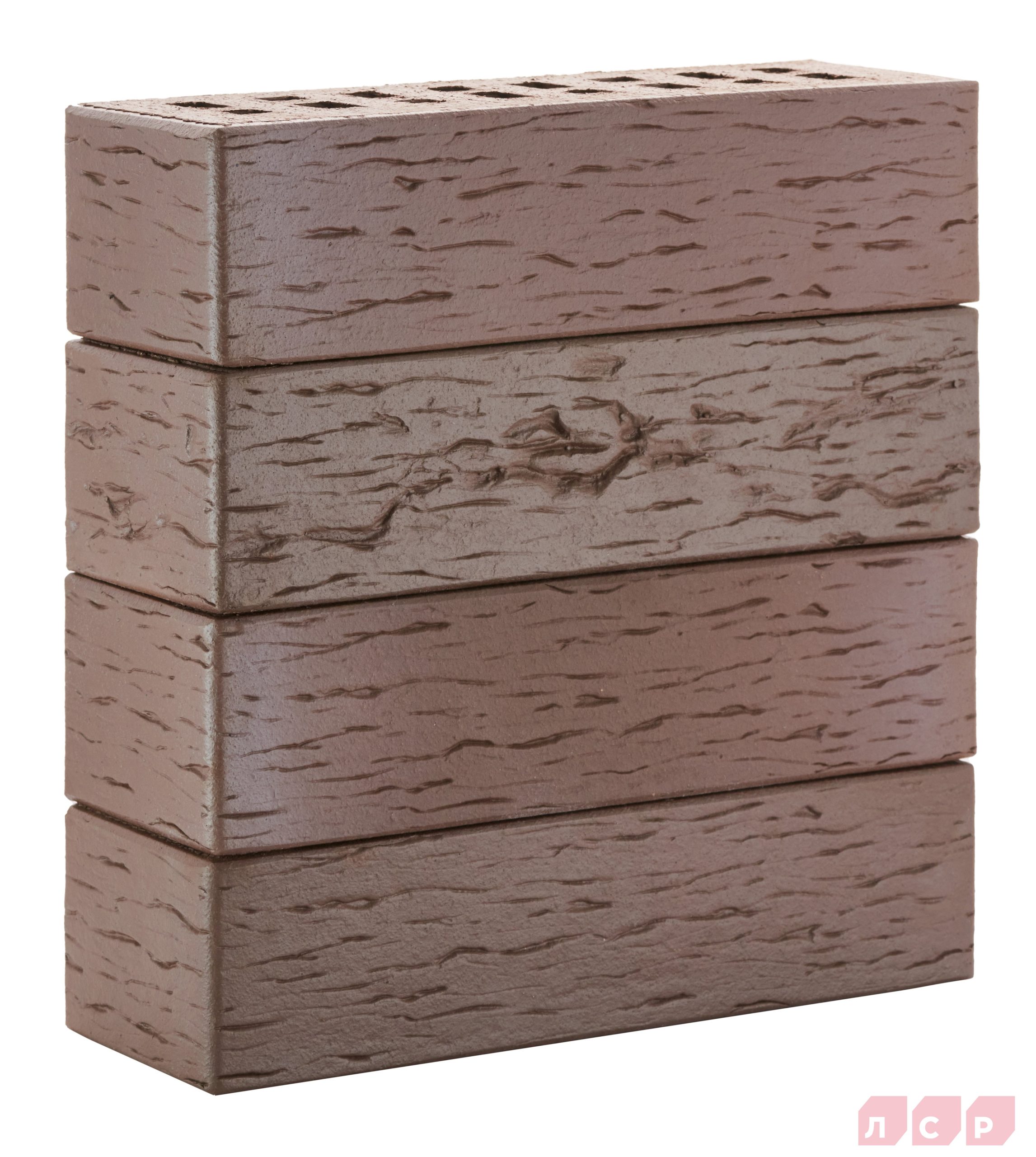 Клинкер фасадный "Брюгге" темно-терракотовый флэш 0,71NF береста — изображение 8
