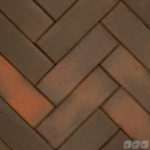 Клинкер тротуарный "Ноттингем" лонг красный флэш 0,51NF