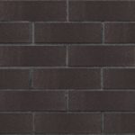 Клинкер фасадный "Рейкьявик" чёрный глянцевый  0,71NF гладкий