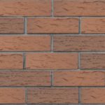 Кирпич светло-коричневый флэш рустик облицовочный 1NF пустотелый