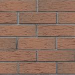 Кирпич светло-коричневый флэш ультра рустик облицовочный 1NF пустотелый