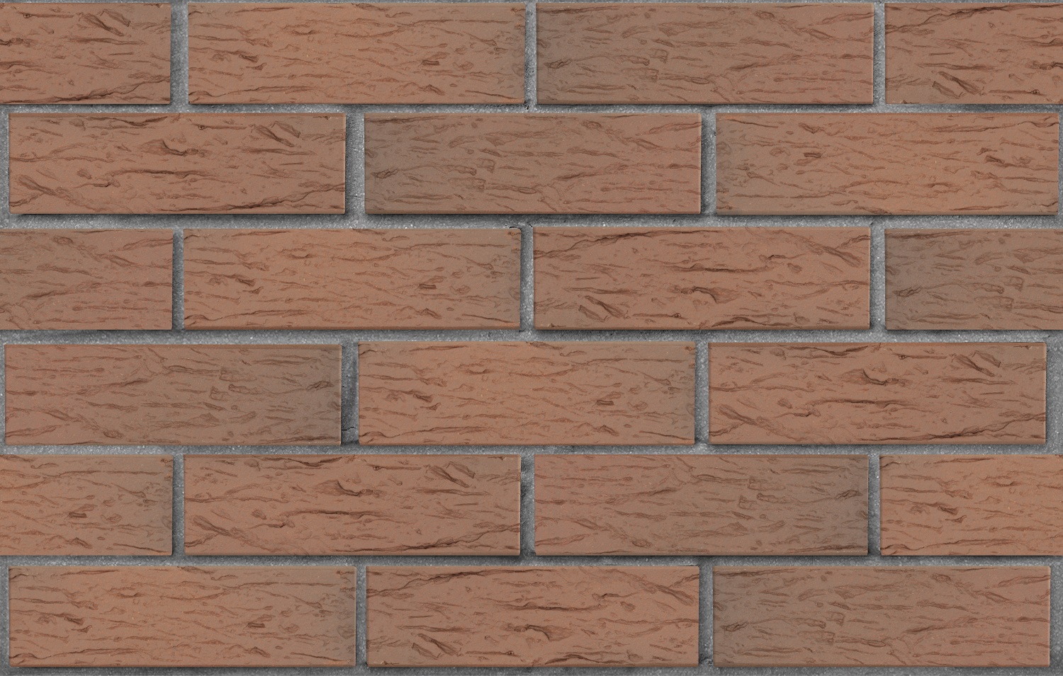 Кирпич светло-коричневый флэш ультра рустик облицовочный 1NF пустотелый