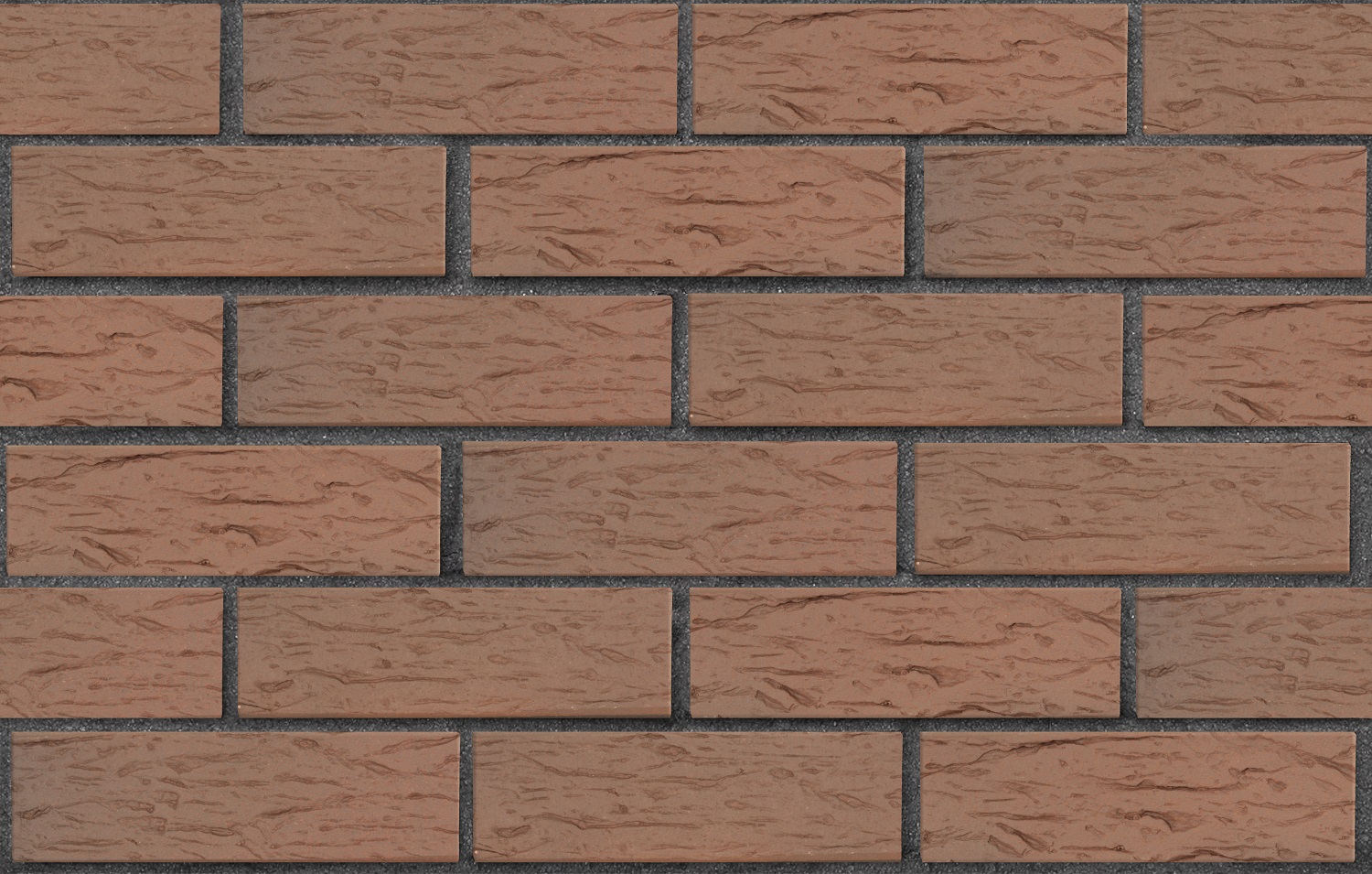 Кирпич светло-коричневый флэш ультра рустик облицовочный 1NF пустотелый — изображение 3