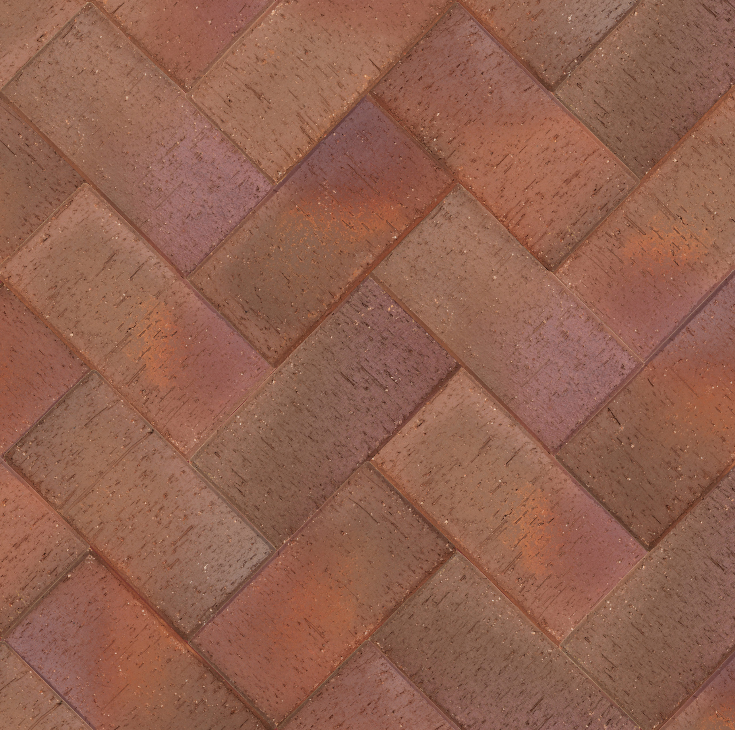 Клинкер тротуарный "Милан" темно красный флэш бордо 0,51NF