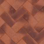 Клинкер тротуарный "Ливерпуль" темно красный бордо  0,51NF