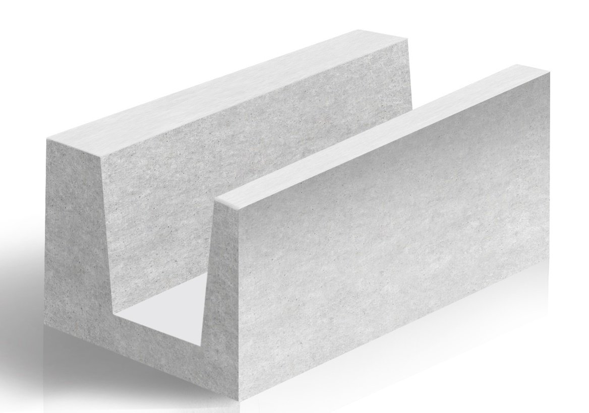 U-Блоки газобетонные D400 375*250*500