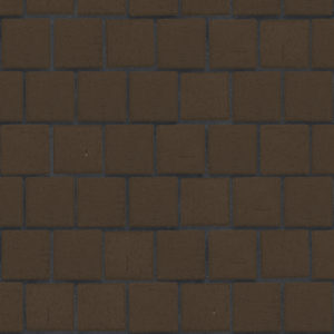 Клинкер тротуарный "Мюнхен" коричневый квадро  0,26NF