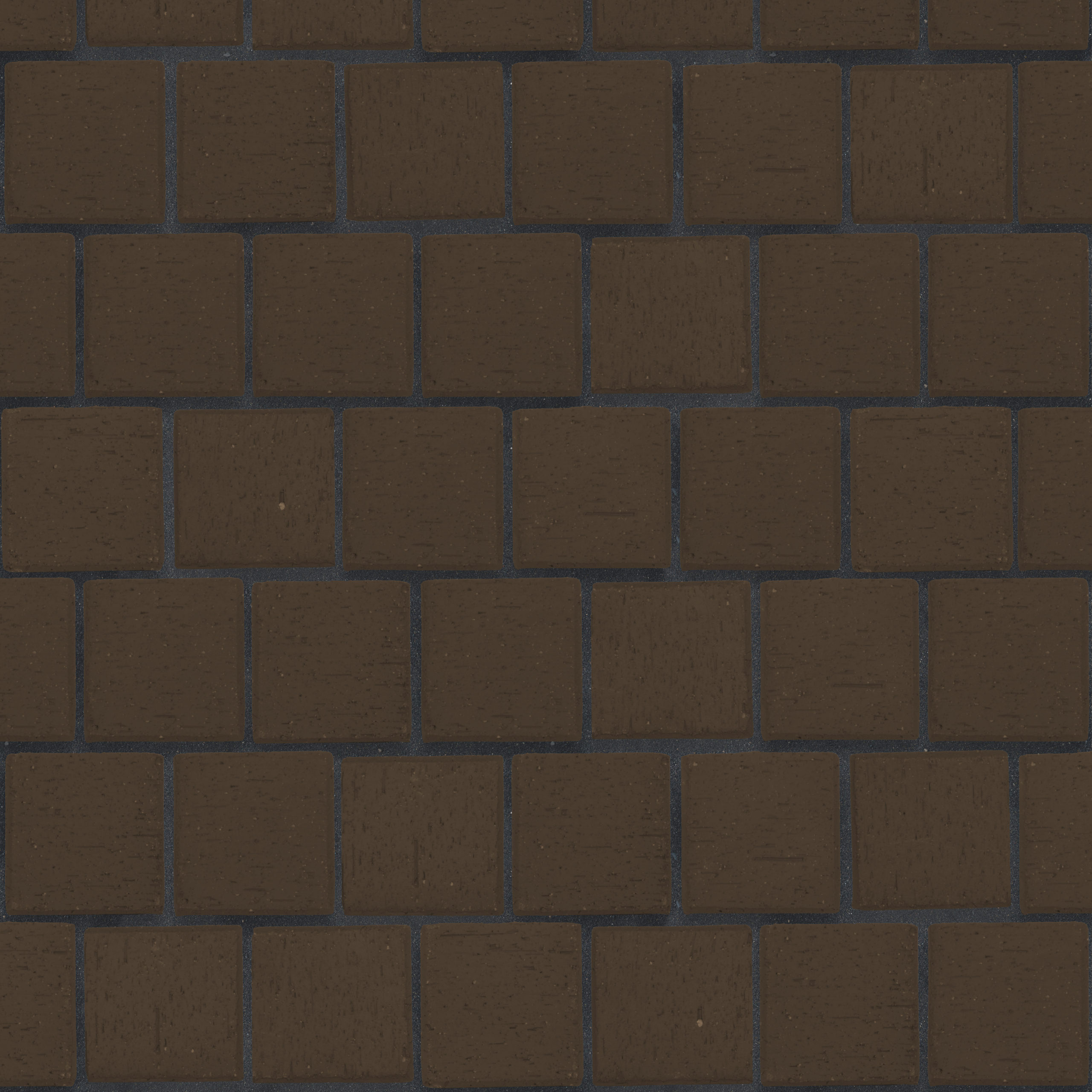 Клинкер тротуарный "Мюнхен" коричневый квадро 0,26NF