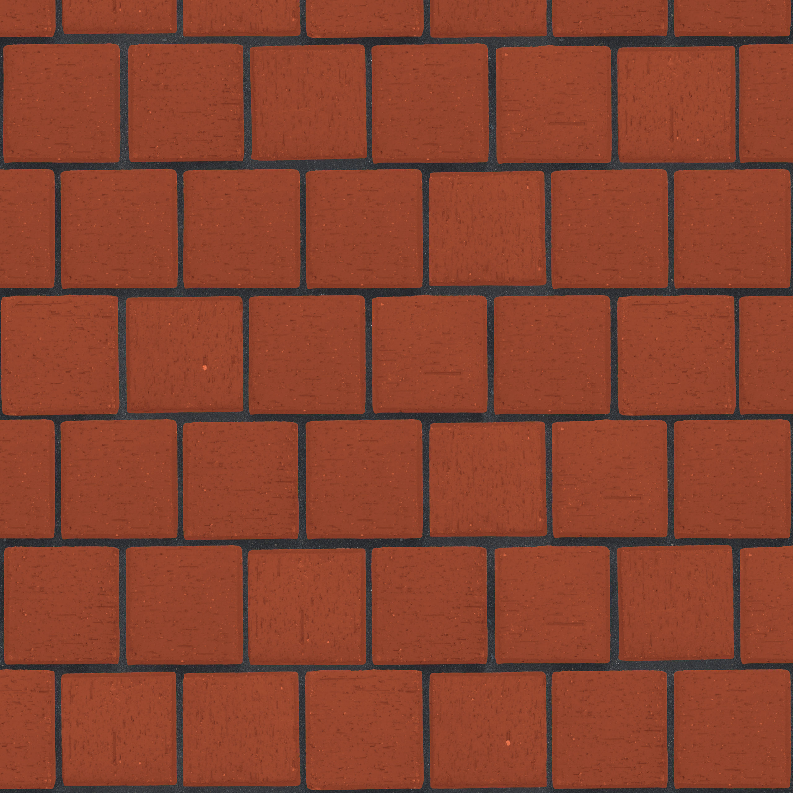 Клинкер тротуарный "Лондон" красный квадро 0,26NF