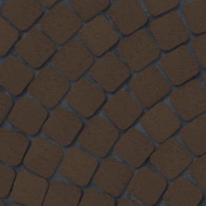 Клинкер тротуарный "Мюнхен" коричневый квадро R  0,26NF