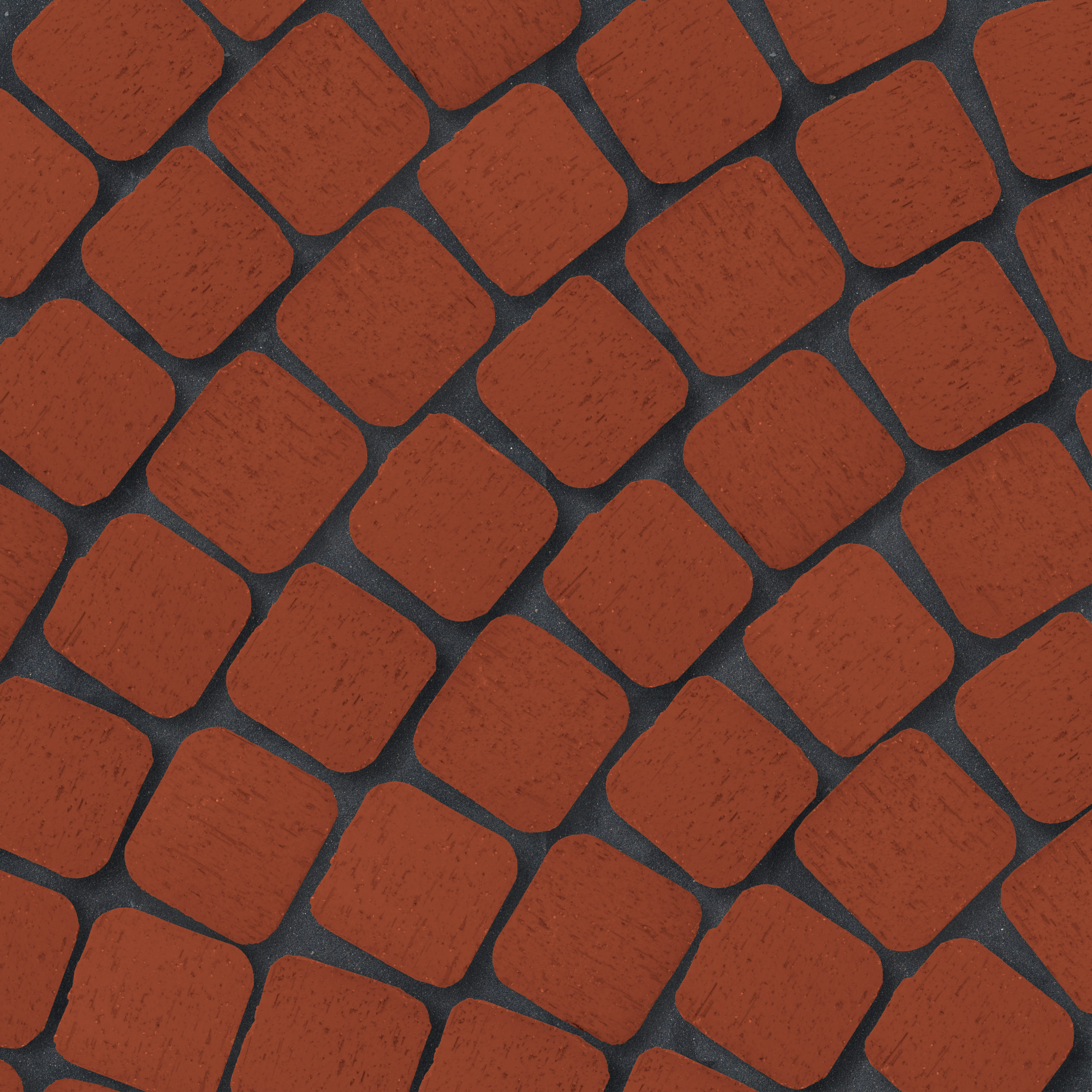 Клинкер тротуарный "Лондон" красный квадро R 0,26NF