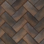 Клинкер тротуарный "Гамбург" бордо классик