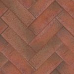 Клинкер тротуарный "Милан" темно красный флэш лонг