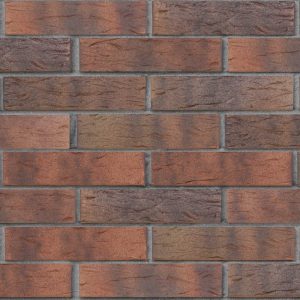 Кирпич ореховый флеш рустик облицовочный 1NF пустотелый