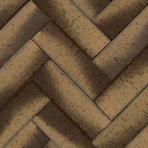 Клинкер тротуарный Монако" коричневый золото лонг