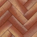 Клинкер тротуарный Канны красная золото лонг