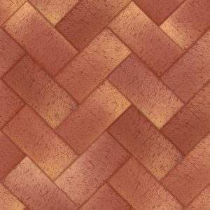 Клинкер тротуарный "Ницца" темно красная золото классик